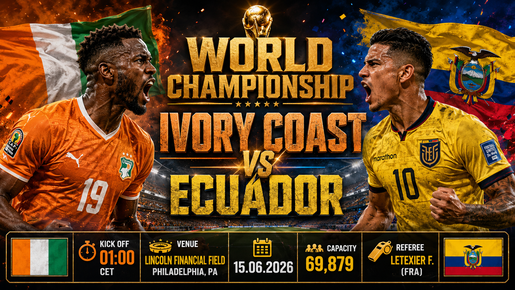 Ivory Coast - Ecuador : A tactical chess match in Philadelphia where Group E's fate hinges on the finest margins